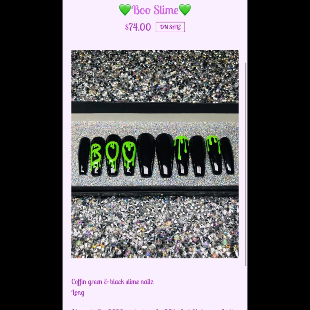 💚Boo Slime Nailz💚 - Picture 4 of 4